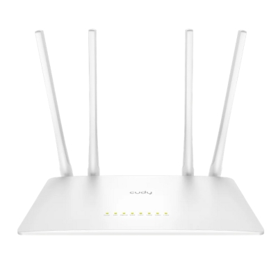 Рутер Cudy WR1200 AC1200 Wi-Fi Router Dual Band 867Mbps at 5GHz + 300Mbps at 2.4GHz, 5 x 10/100Mbps Ports
