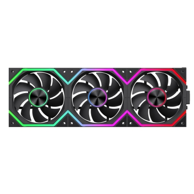 Вентилатори Gamemax 3x120mm - FN12A-N2 WL - Daisy-Chain, A-RGB