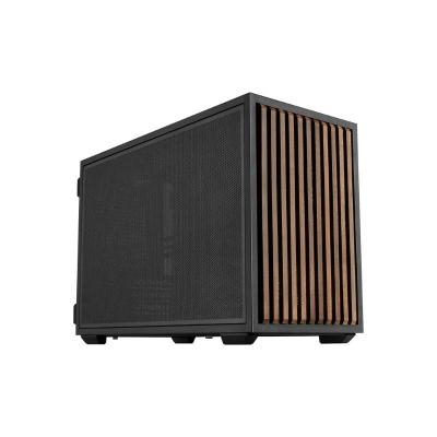 Кутия Lian Li DAN Cases B4 Wood Edition, mATX, Black, 2 fans included
