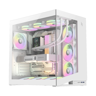 Кутия Gamemax NEX C56 WH, ATX, 7 fans included
