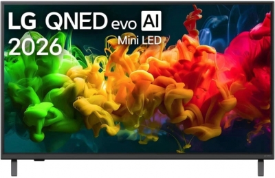 Телевизор LG 43QNED81B3C - 43" 4K QNED MiniLED Smart TV, 3840x2160, DVB-T2/C/S2, Alpha 7 AI Processor, HDR10/HLG, webOS 26 ThinQ