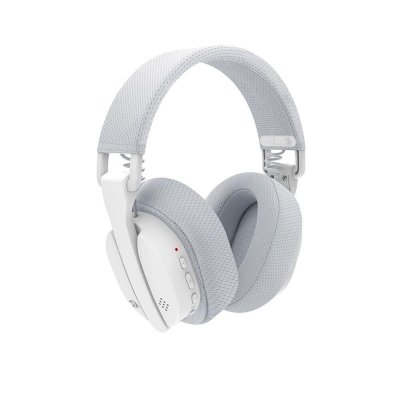 Геймърски слушалки Redragon Luce H888W с кабел и безжична Bluetooth връзка - бели