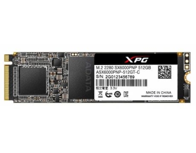 SSD диск ADATA XPG SX6000 Pro 512GB INT M2 PCI-E Gen3 2280 TLC