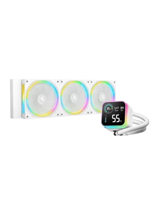 Охлаждане DeepCool LQ360 ULTRA ARGB, 360mm CPU Liquid Cooler, White