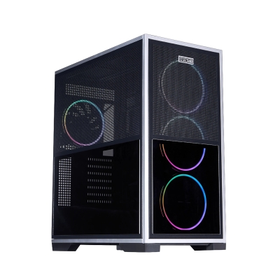 Кутия 1stPlayer IF8 Black, E-ATX, 4 x 140 mm A-RGB fans included, USB-C
