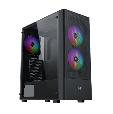 Кутия Xigmatek Hero II Air 3F, ATX, Tempered Glass, 3 RGB fans included