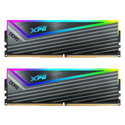 Памет 32GB (2x16GB) DDR5 6000MT/s, A-Data XPG Caster RGB, AX5U6000C3016G-DCCARGY, 1.35V