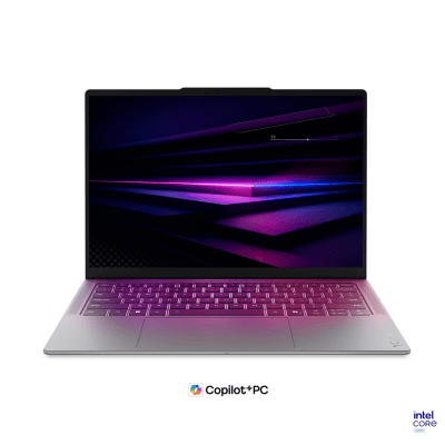 Лаптоп Lenovo Yoga Slim 7 14IPH11 Aura Edition - 14" 2.8K, Intel Core Ultra 7 355, Intel Graphics 4 Xe3, 32 GB, 1 TB SSD - 83QM001PBM