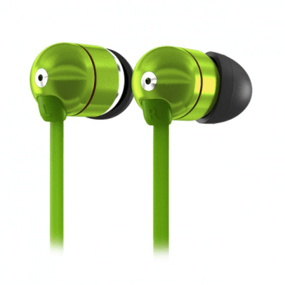 Слушалки REVO J103 Lime Green EARPHONES WIRED 3.5MM MIC