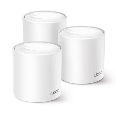 Точка за достъп TP-LINK DECO X10 (3-pack), AX1500, 2xGbE, MU-MIMO, WiFi