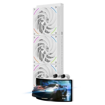 Охлаждане Thermalright Rainbow Vision 360 Turbo ARGB White - 6.67 inch Curve OLED Display