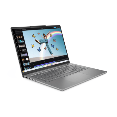 Лаптоп Lenovo IdeaPad Slim 5 14AHP10 - 14.0", Full HD+, AMD Ryzen 7 8845HS, AMD Radeon 780M, 32 GB, 1 TB SSD - 83HV002NBM