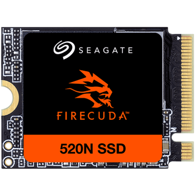 SSD SEAGATE FireCuda 520N 1.024TB M.2 2230-S2 PCIe Gen4 x4 NVMe 1.4, 3D TLC, Read/Write: 4800/4700 MBps, IOPS 800K/900K, Rescue Data Recovery Services 3 ani, TBW: 600
