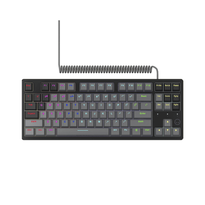 Клавиатура LORGAR Azar 514TKL, Wired RGB mechanical gaming keyboard, black, EN layout