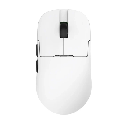 Мишка Ajazz AJ159P MC - 1K, Magnetic Charging Dock, White, с кабел и безжична WiFi+BT
