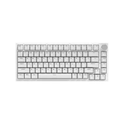 Клавиатура Ajazz Gaming Mechanical Keyboard AK820 - Blue Switches [Tactile] (English US), White, Blue Light, с кабел