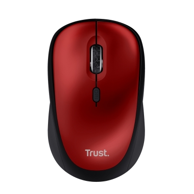 Мишка TRUST YVI+ Wireless Mouse Eco Red, безжична WiFi
