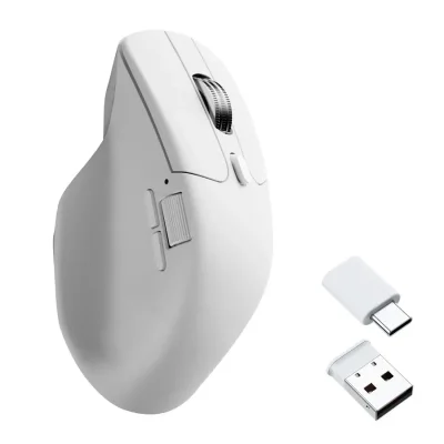 Мишка Keychron M6S-A3 1000Hz - White, безжична WiFi+BT
