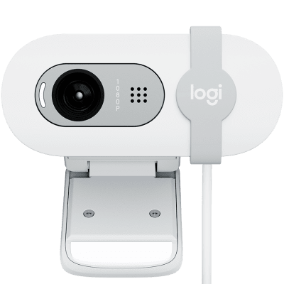 Уеб камера LOGITECH Brio 100 Full HD Webcam - OFF-WHITE - USB