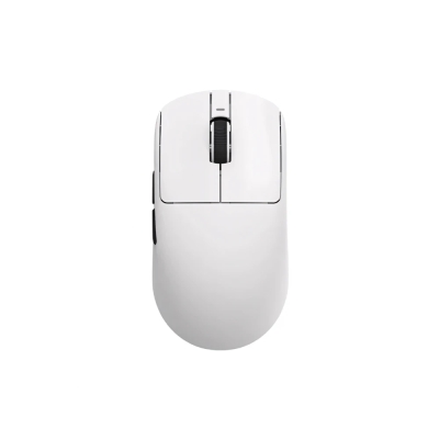 Мишка VXE R1 Nearlink 1K - Huano switches, White, с кабел и безжична WiFi+BT