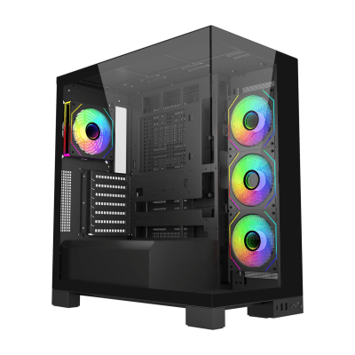 Кутия FORTRON M540-BA mATX MID TOWER, 4 ARGB fans included