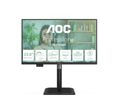 Монитор AOC 24P4CV - 23.8" IPS WLED, 1920x1080@120Hz, 4ms GtG, 2Wx2