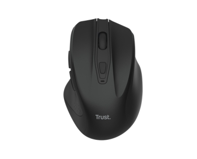 Мишка TRUST Nito Silent Mouse - Black, безжична WiFi