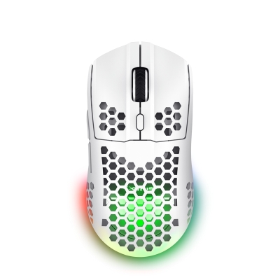 Мишка TRUST GXT929W Helox Wireless Lightweight Mouse White, безжична WiFi