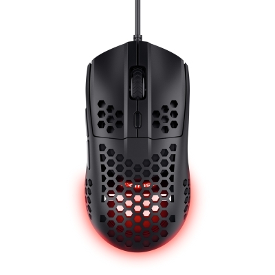 Мишка TRUST GXT928 Helox Lightweight Mouse Black, с кабел