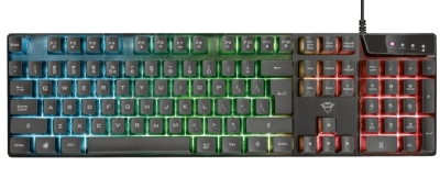 Клавиатура TRUST GXT 835 Azor Gaming Keyboard US, с кабел