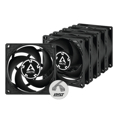 Комплект вентилатори 5-pack ARCTIC P8 80mm PWM PST