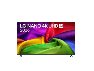 Телевизор LG 85NU800B3LA - 85" NANO 4K UHD, 3840x2160, DVB-T2/C/S2, AI Alpha 7, HDR 10, webOS 26, ThinQ AI, VRR