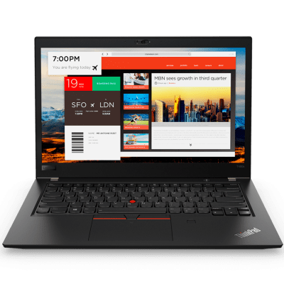 LENOVO THINKPAD T480S  I5-8350U CPU 1.70GHZ 14" (1366 x 768) 16 GB 512 GB  NVMe SSD  Windows 11 Pro US KBD 1Y 1m battery