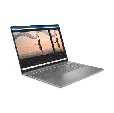 Лаптоп Lenovo IdeaPad Slim 5 16ARP10 - 16.0", Full HD+, AMD Ryzen 7 7735HS, Radeon 680M, 32 GB, 1 TB SSD - 83HU000TBM
