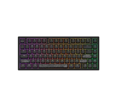 Клавиатура Dark Project ALU81A Terra Nostra V2 Black RGB, с кабел и безжична WiFi+BT