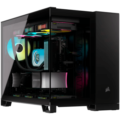 Corsair 2500X Tempered Glass mATX Mid-Tower, Black
