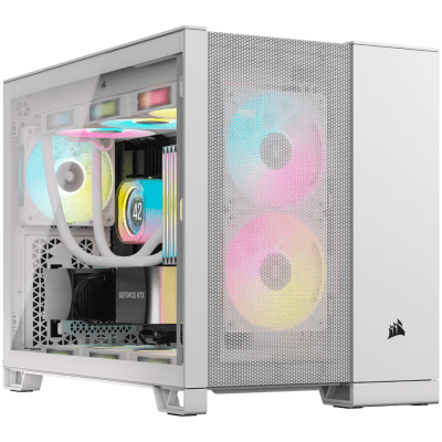 Corsair 2500D Airflow Tempered Glass Mid-Tower, White