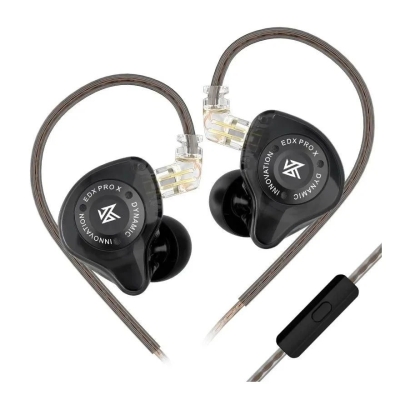 KZ професионални слушалки Hi-Fi In-Ear-Monitors - EDX PRO X Black Mic