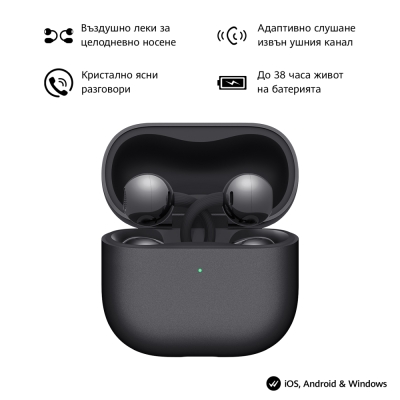Слушалки Huawei FreeClip 2 Robin-T10 Black