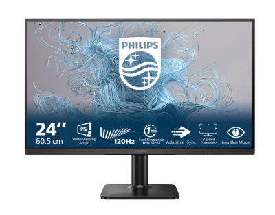 Монитор Philips 24E2N1110 - 23.8" IPS WLED, 1920x1080@120Hz, 4ms GtG, 1ms MPRT