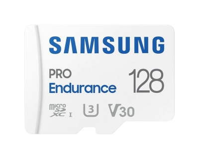 Памет Samsung 128 GB micro SD PRO Endurance, Adapter, Class10, Waterproof