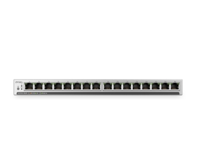 Комутатор ZyXEL GS1100-16EPS Slimline Unmanaged + PoE+ 135W 16 port Gigabit Unmanaged + Switch