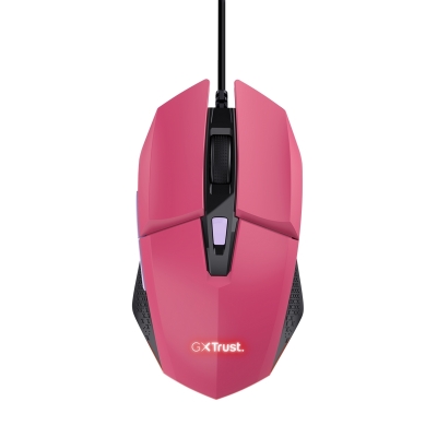 Мишка TRUST GXT109 Felox Gaming Mouse Pink, с кабел