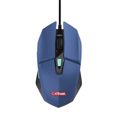Мишка TRUST GXT109 Felox Gaming Mouse Blue, с кабел
