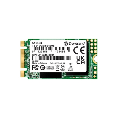 SSD диск Transcend 512GB, M.2 2242 SSD, SATA3 B+M Key, TLC