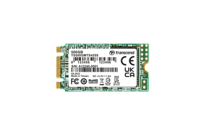 SSD диск Transcend 500GB, M.2 2242 SSD, SATA3 B+M Key, TLC