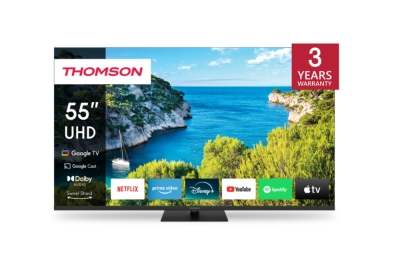 Телевизор Thomson 55UG5C14 - 55" Google TV; 3840 x 2160 (4K UHD), 4000:1, DLED, 60 Hz, HDR10