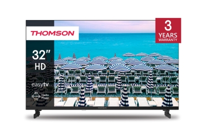 Телевизор Thomson 32HD2S13 - 32" HD Easy TV; 1366 x 768 (HD), DLED, 60 Hz, DVB-T/T2/C/S/S2,HDMI 3 (1.4), USB 2 (2.0), S/PDIF 1x coaxial, AV IN, Hotel mode, Side Feet, Black