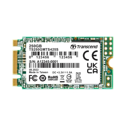 SSD диск Transcend 250GB, M.2 2242 SSD, SATA3 B+M Key, TLC