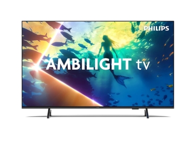 Телевизор Philips 50PUS8010/12 - 50" 4K UHD LED, 3840x2160p, 60Hz, DVB-T/T2/T2-HD/C/S/S2, 60Hz, Ambilight 3